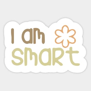 i am affirmations for women words Sticker